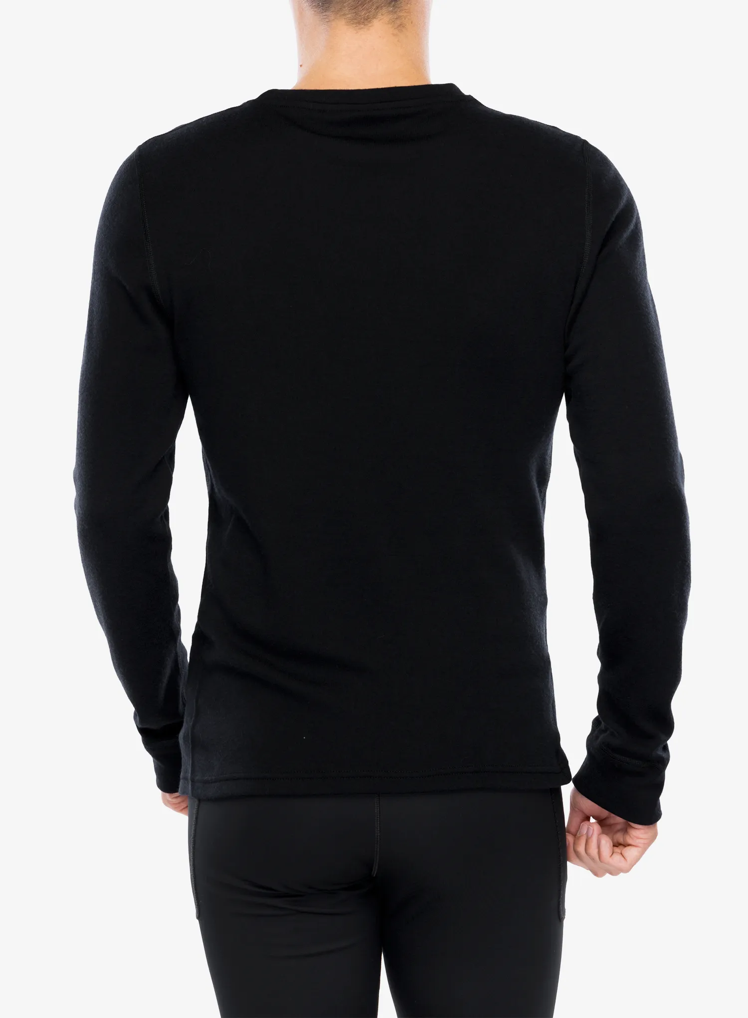 Funktionsshirt Herren Langarm Odlo Merino 260 BL Top Crew Neck LS - black