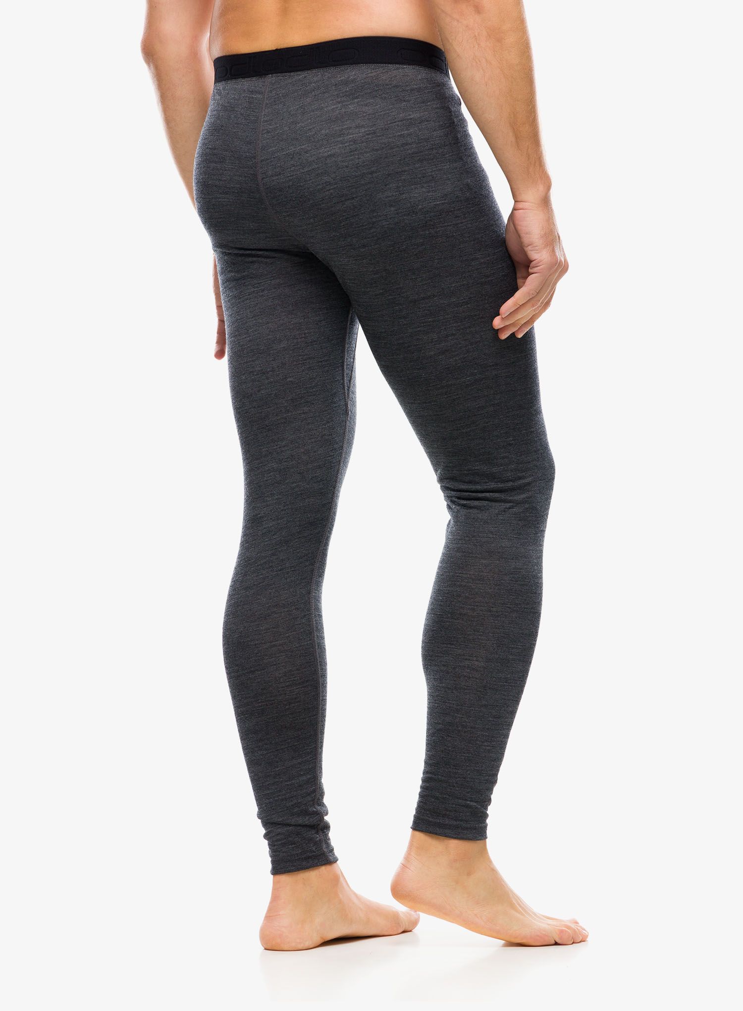 Thermounterhose Odlo Natural Performance PW 150 BL Bottom Long - dark grey melange