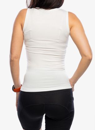 Funktionsshirt Damen Odlo Performance Light Eco BL Top Crew Neck Singlet - white
