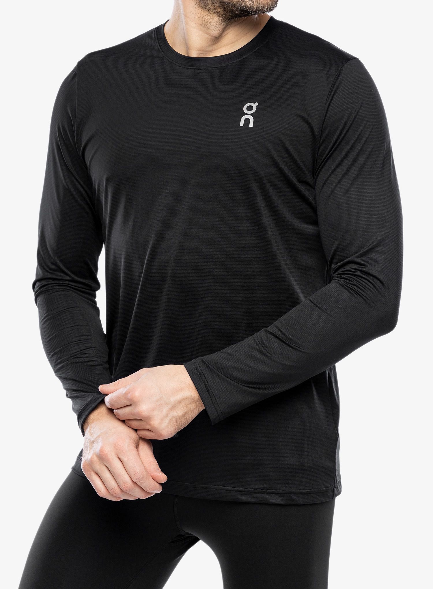 Laufshirt Herren Langarm On Core Long-T - black