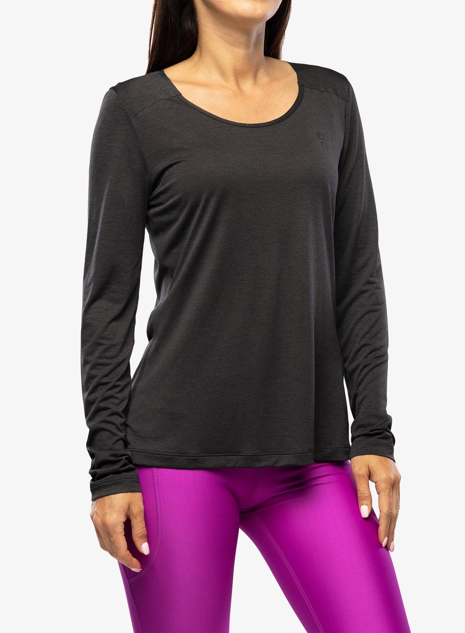 Pullover Damen On Performance Long-T - black