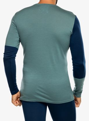 Funktionsshirt Langarm Ortovox 185 Rock N Wool Long Sleeve - arctic grey