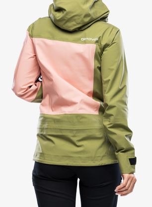 Jacke Damen Ortovox 3L Deep Shell Jacket - wild herbs