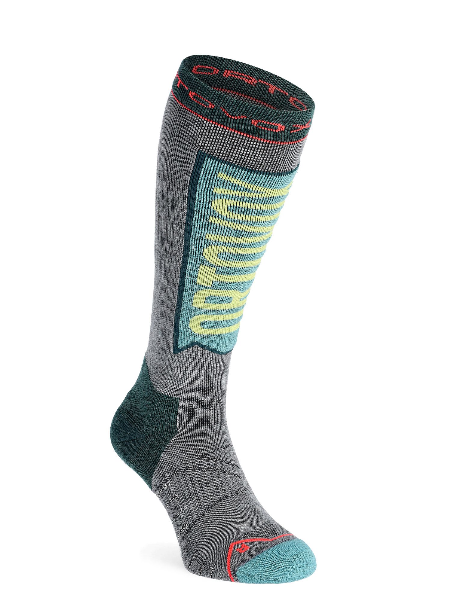 Skisocken Damen Ortovox Free Ride Long Socks - ice waterfall