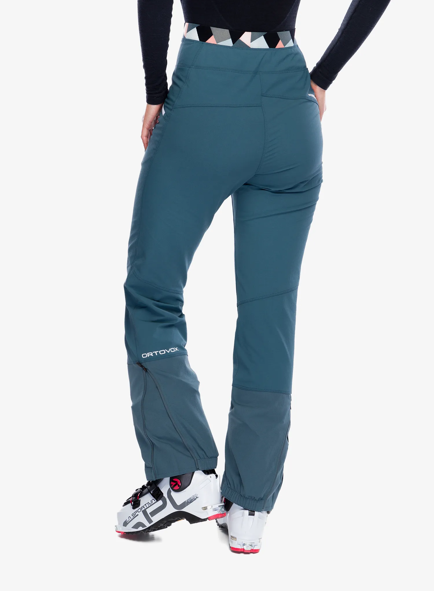 Softshellhose Damen Ortovox Punta Berrino Stretch Pants - dark arctic grey