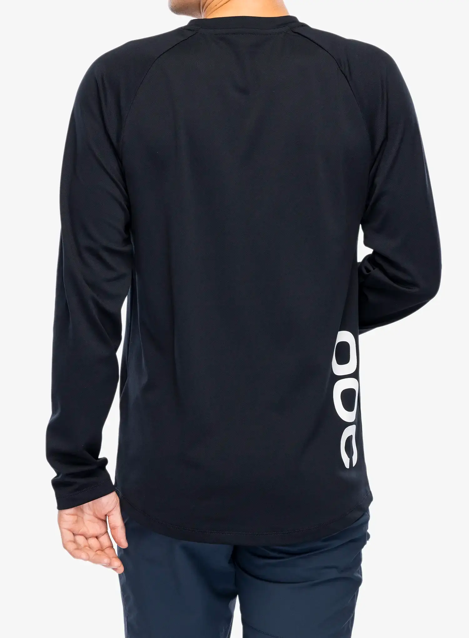 Radtrikot Langarm POC Essential DH LS Jersey - carbon black