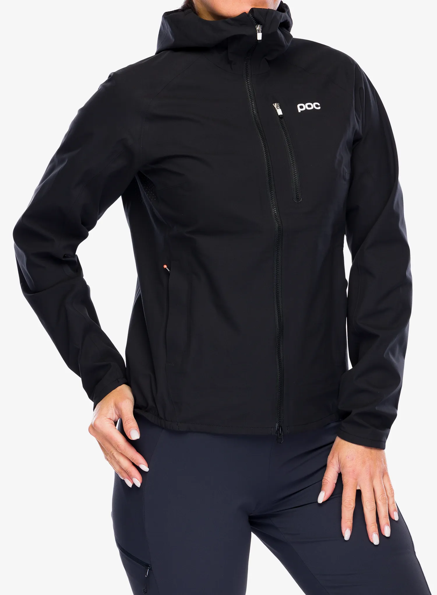 Fahrradjacke Damen POC Motion Rain Jacket - black