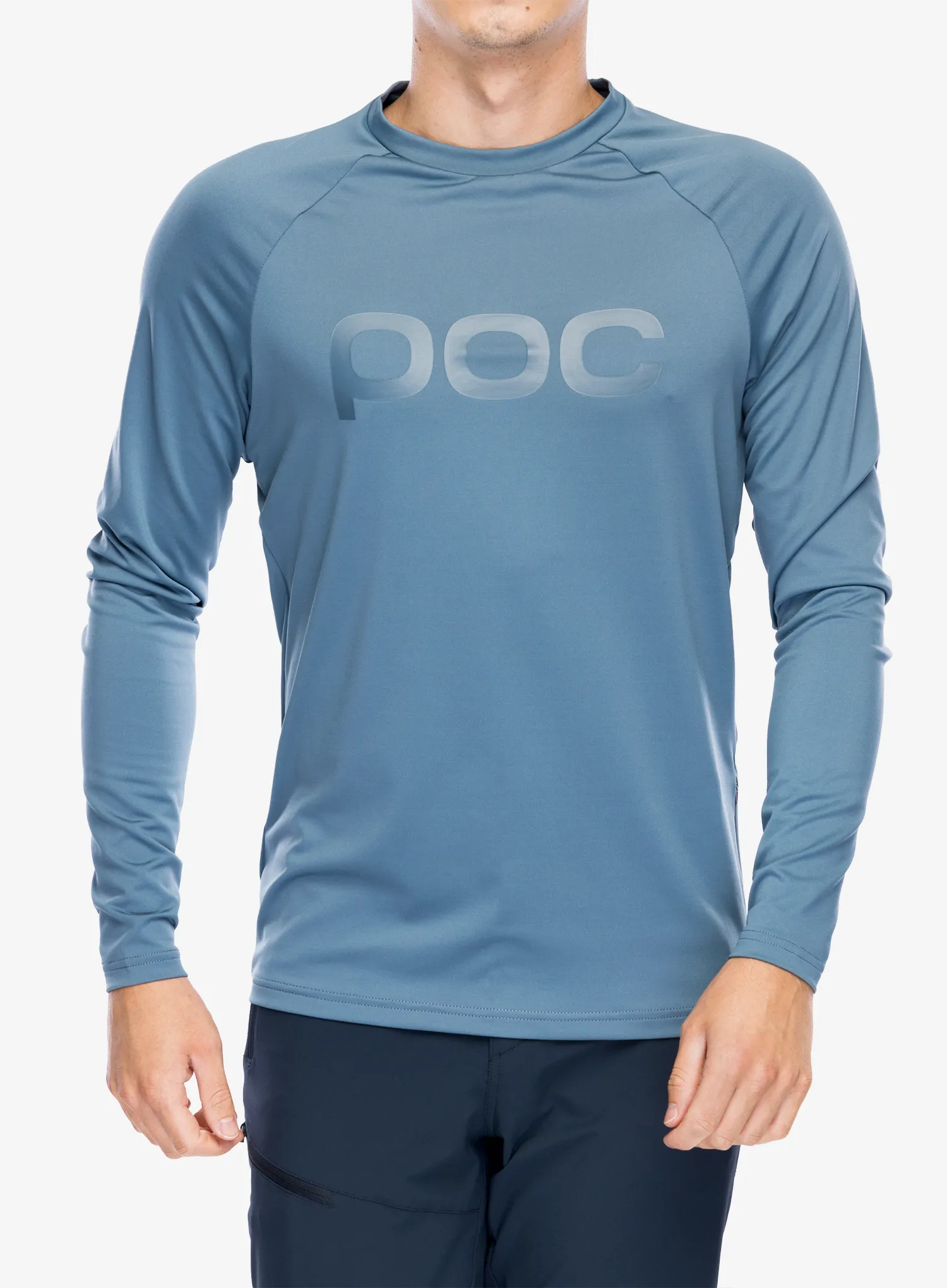 Radtrikot Langarm POC Reform Enduro Jersey - calcite blue