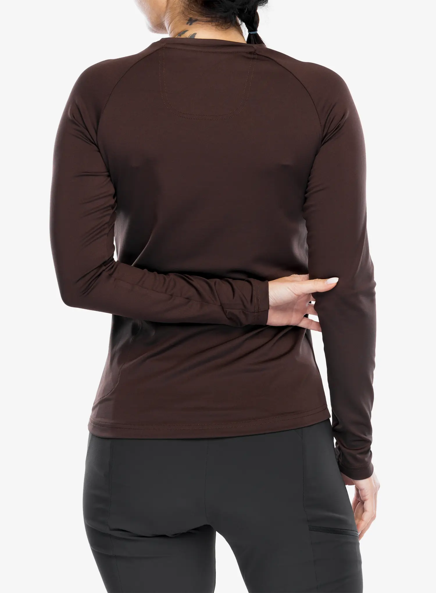 Radtrikot Damen Langarm POC Reform Enduro Jersey - axinite brown