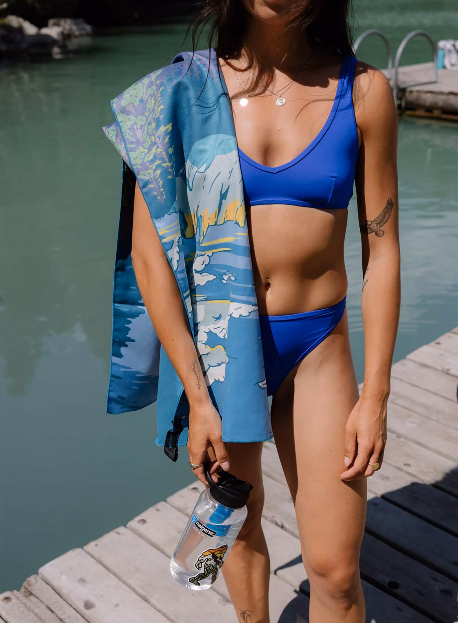 Handtuch schnelltrocknend PackTowl Personal Body - daydream print