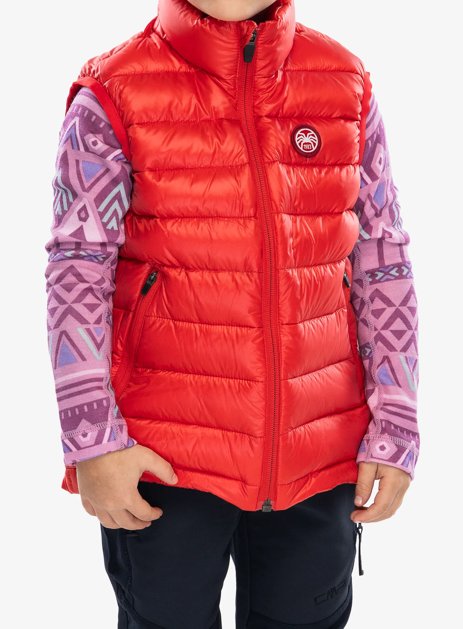 Kinderweste Pajak Casper Vest - red