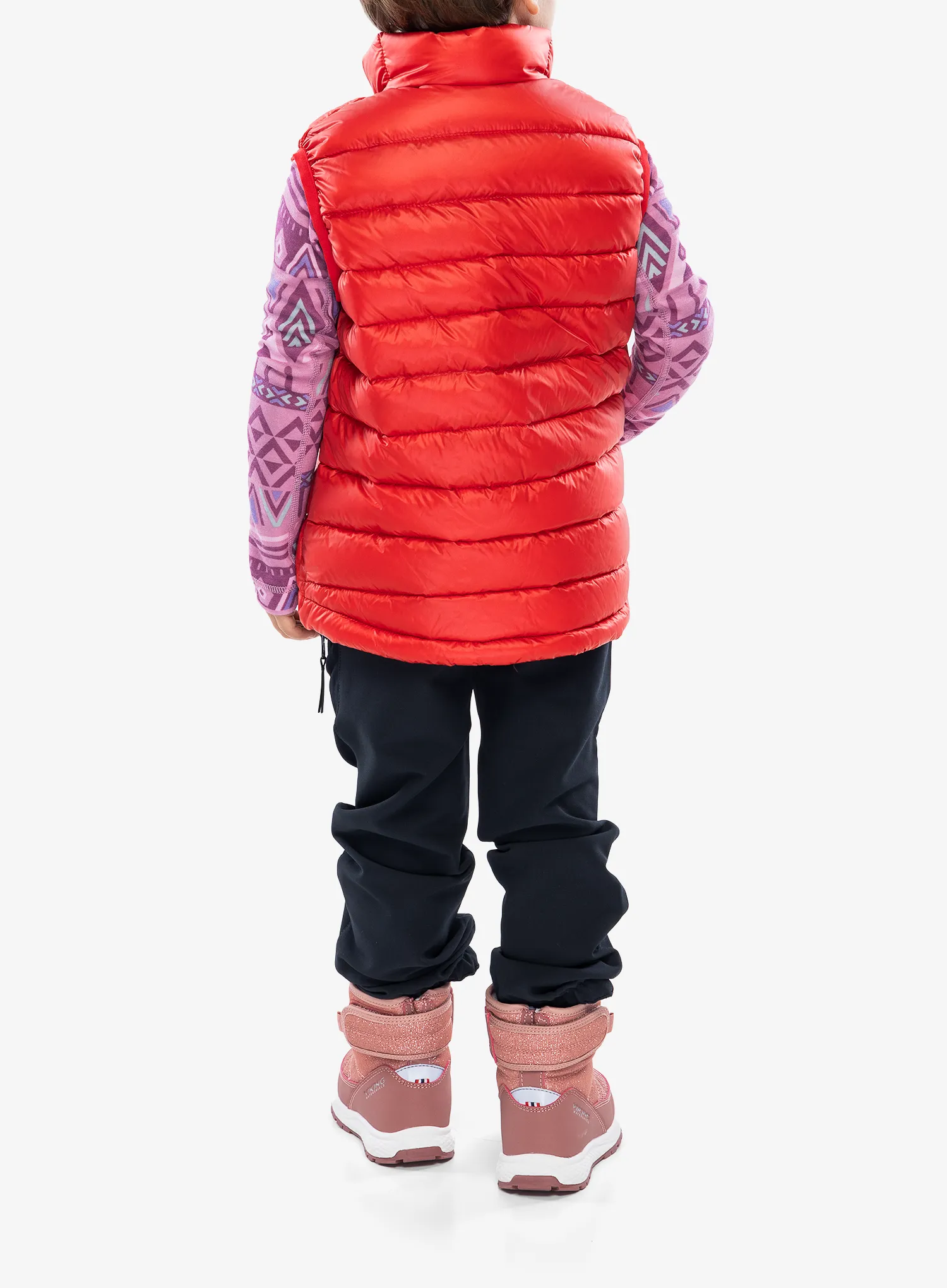 Kinderweste Pajak Casper Vest - red