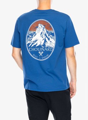 Baumwolle T-Shirt Patagonia Chouinard Crest Pocket Responsibili-Tee - endles blue