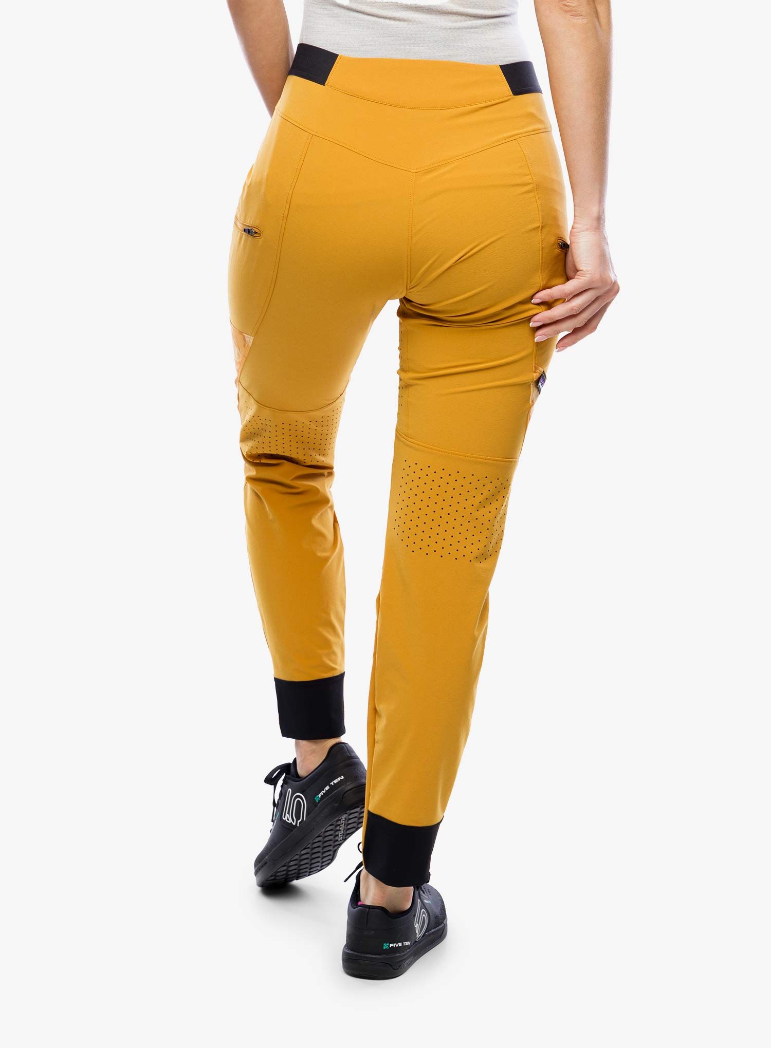 Fahrradhosen für Frauen Patagonia Dirt Craft Pants - golden