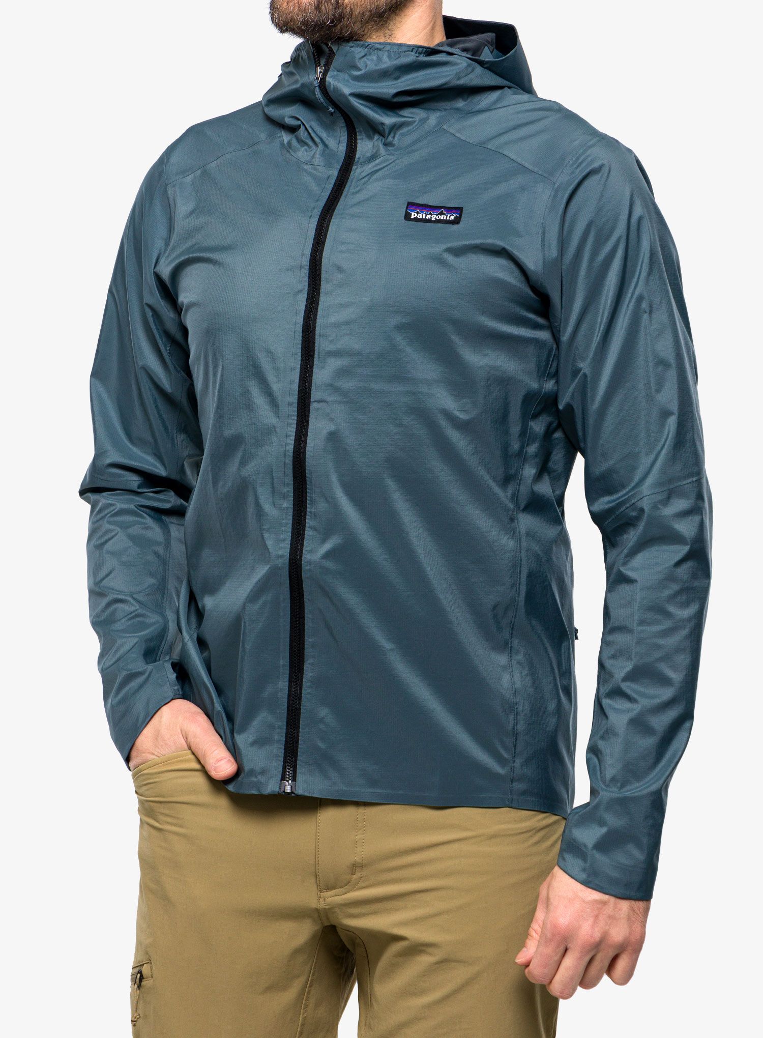 Fahrradjacke Herren Patagonia Dirt Roamer Jacket - plume grey
