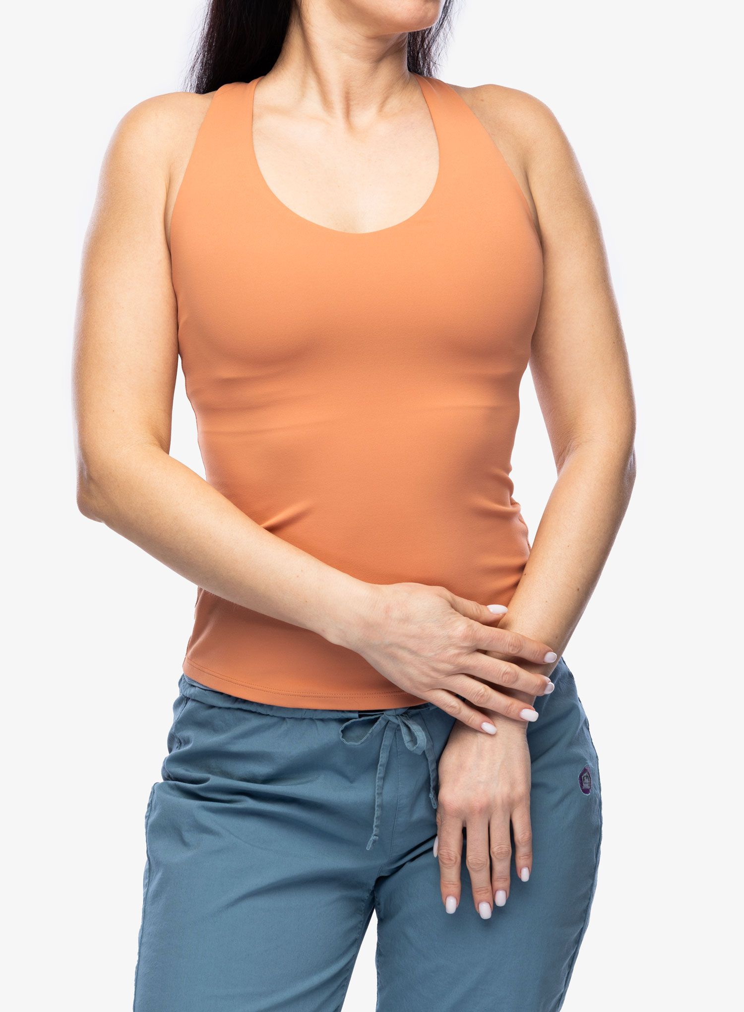 Klettertop Damen Patagonia Maipo Tank - sienna clay