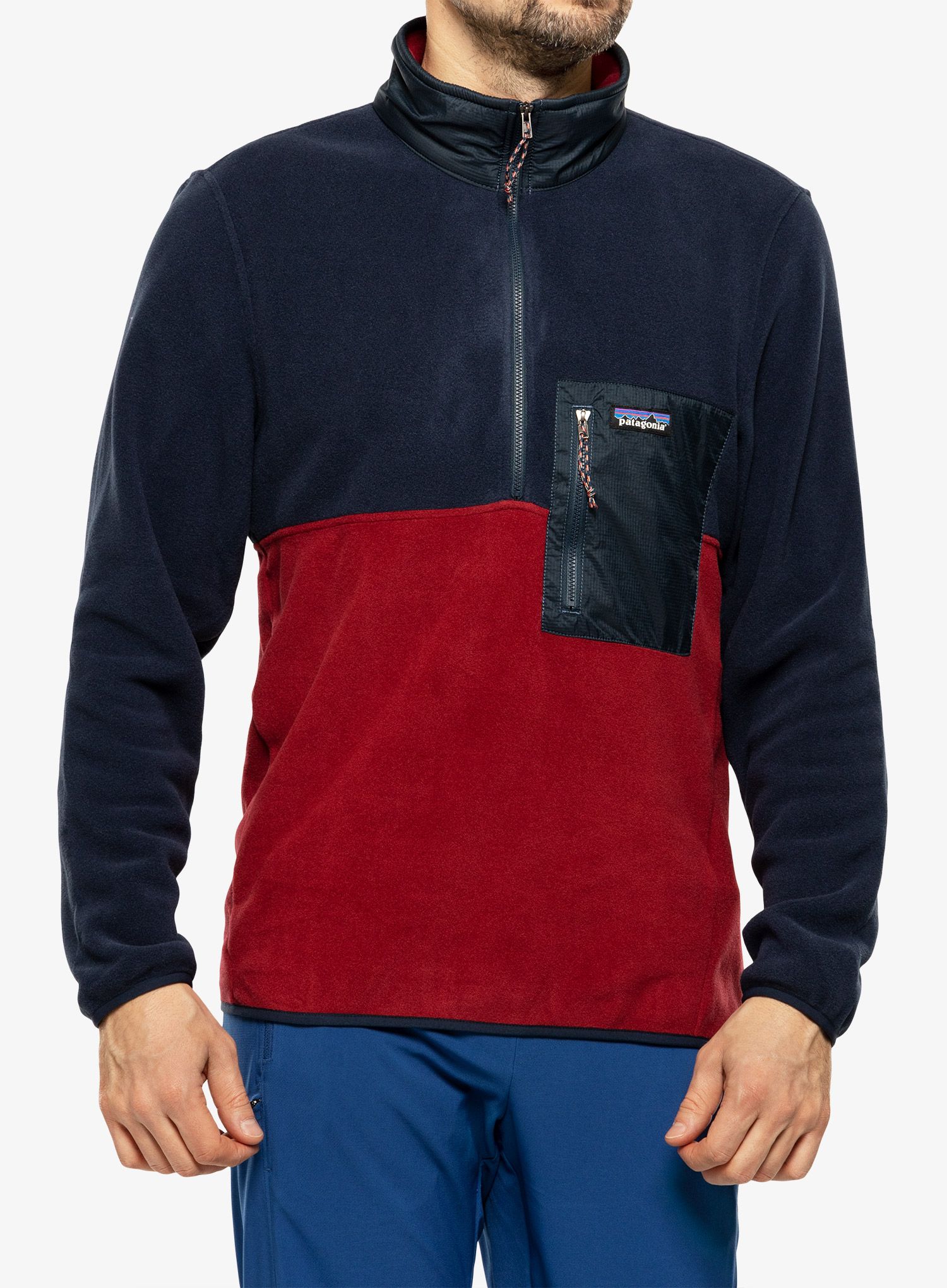 Fleecepullover Patagonia Microdini - wax red