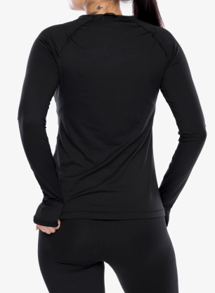 Funktionsshirt Damen Langarm Peak Performance Spirit Crew - blk