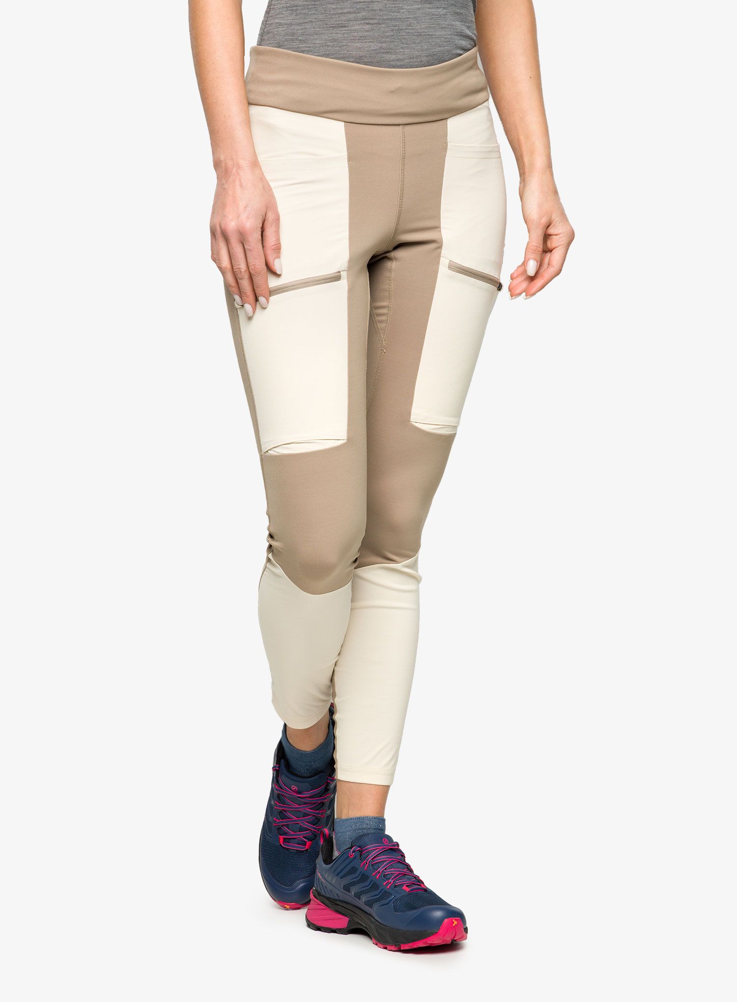 Leggings Damen Peak Performance Vislight Track Tights - avid beige