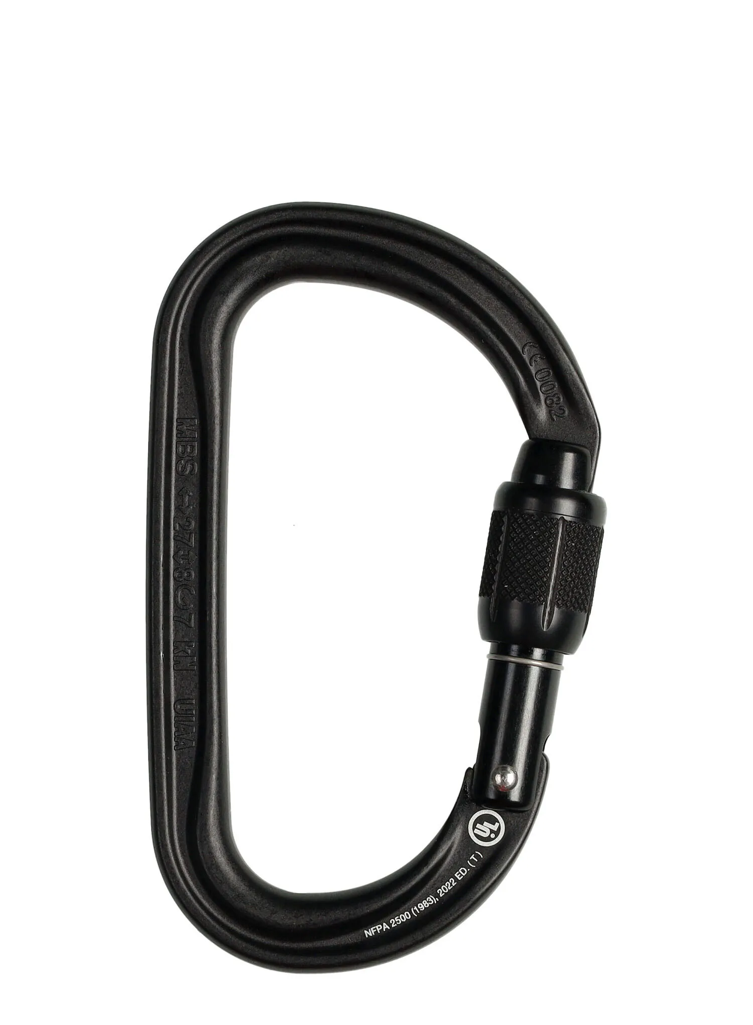 Schraubkarabiner Petzl Am'D Screw-Lock - black