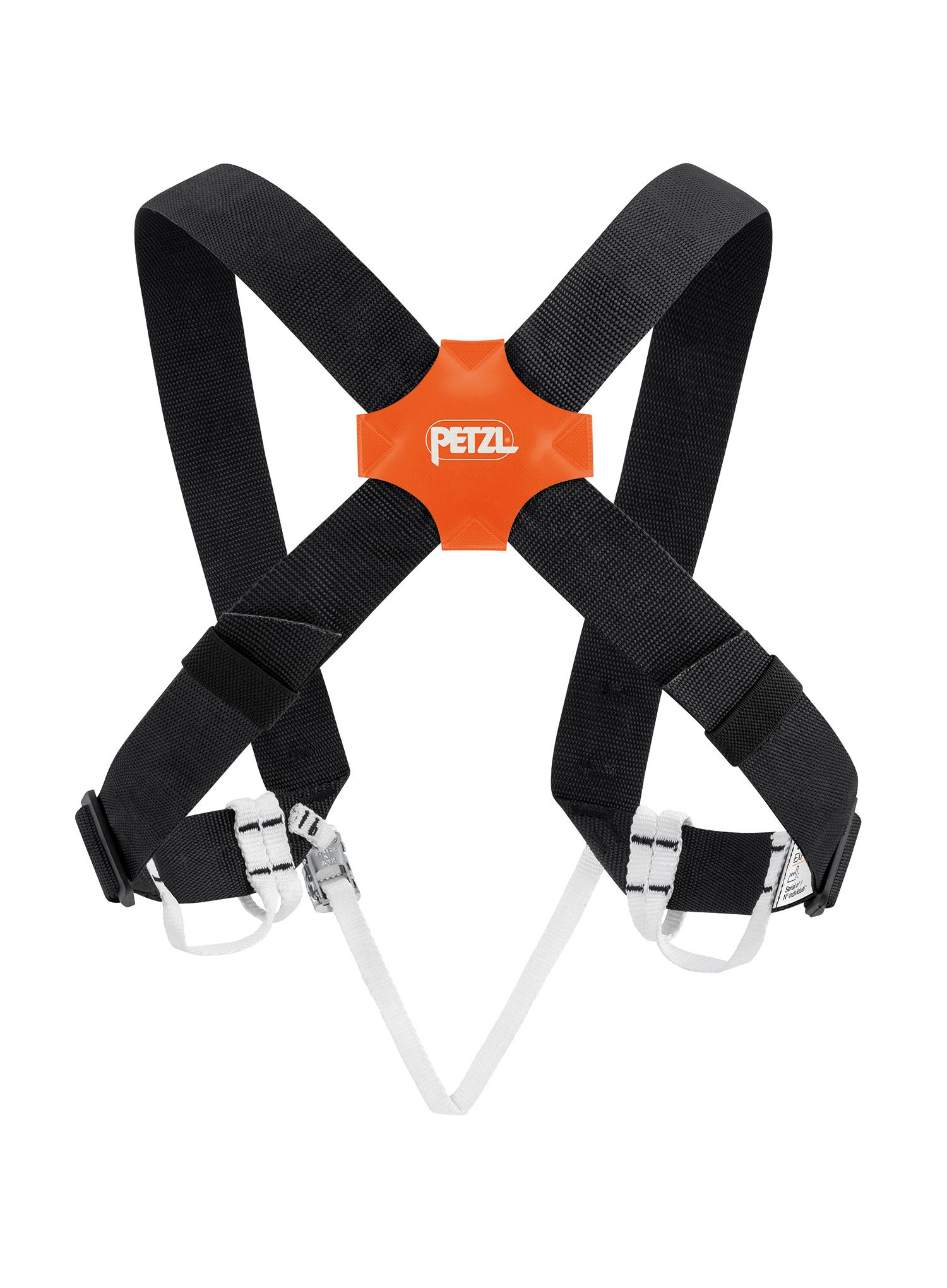 Klettergurt Petzl Explo - black/orange