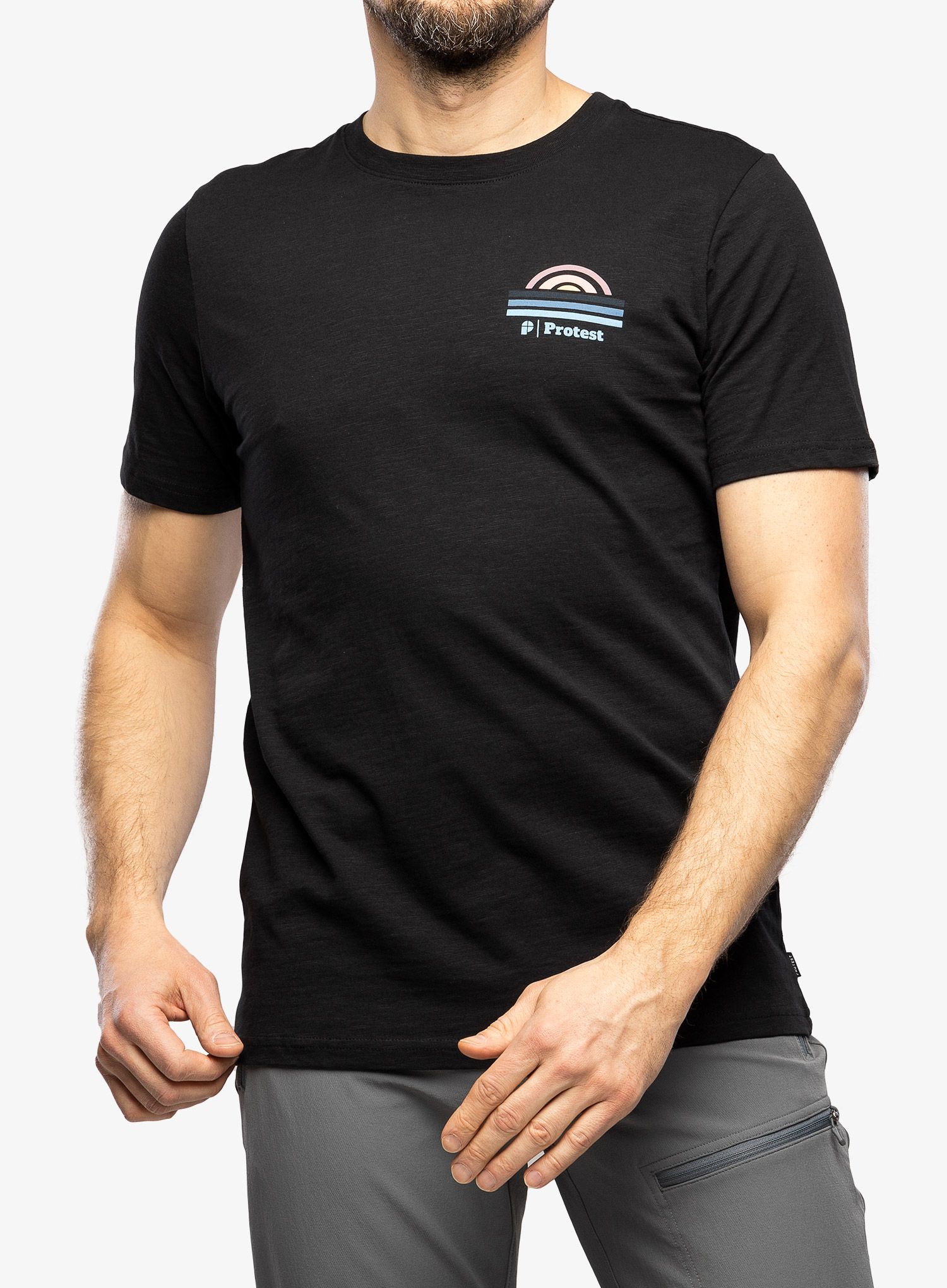 T-Shirt mit Aufdruck Protest Prtholbox T-Shirt - true black