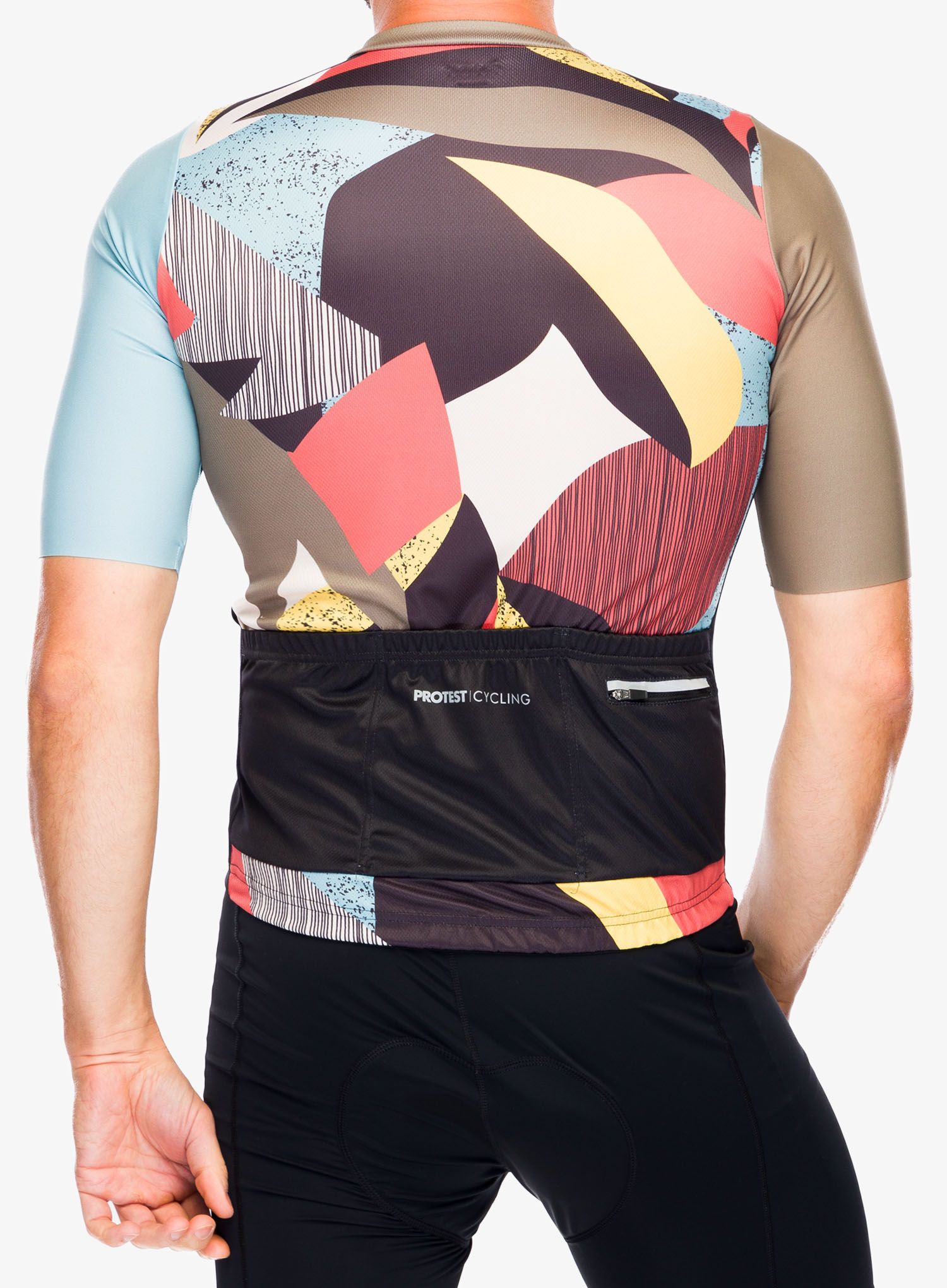 Rennradtrikot Protest Prtpenck Cycling Jersey Short Sleeve - artichoke green