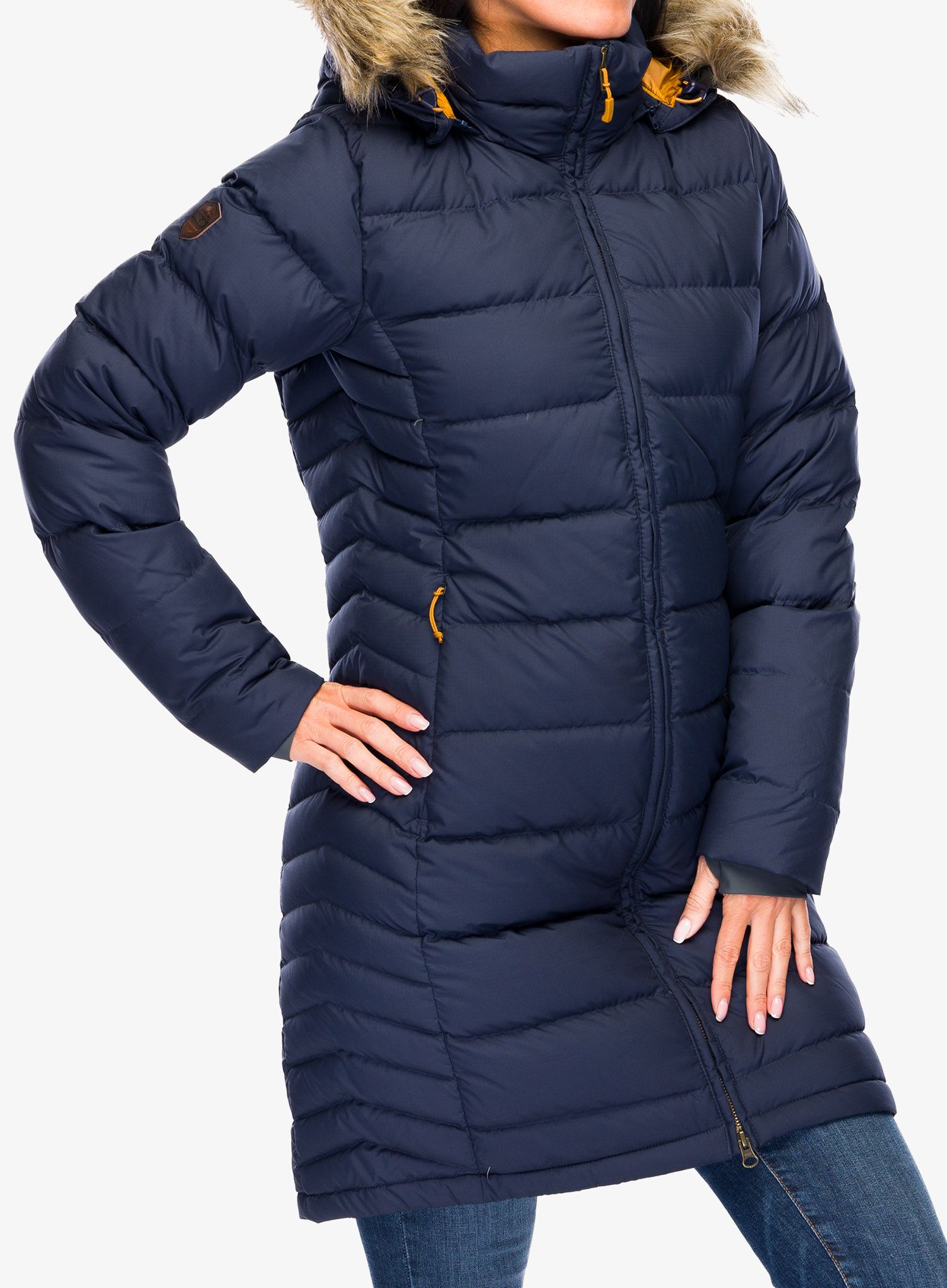 Mantel Damen Rab Deep Cover Parka - deep denim