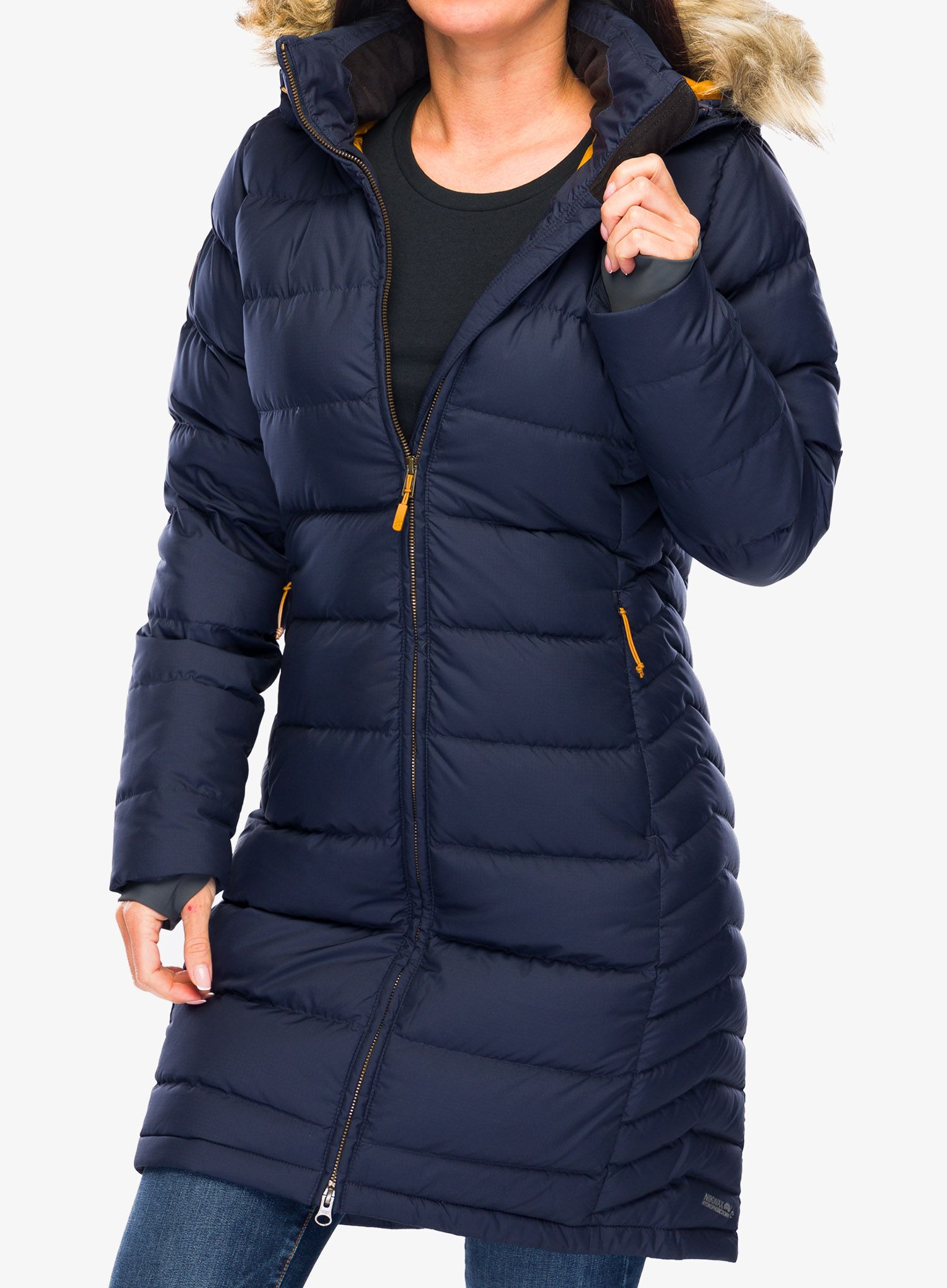 Mantel Damen Rab Deep Cover Parka - deep denim