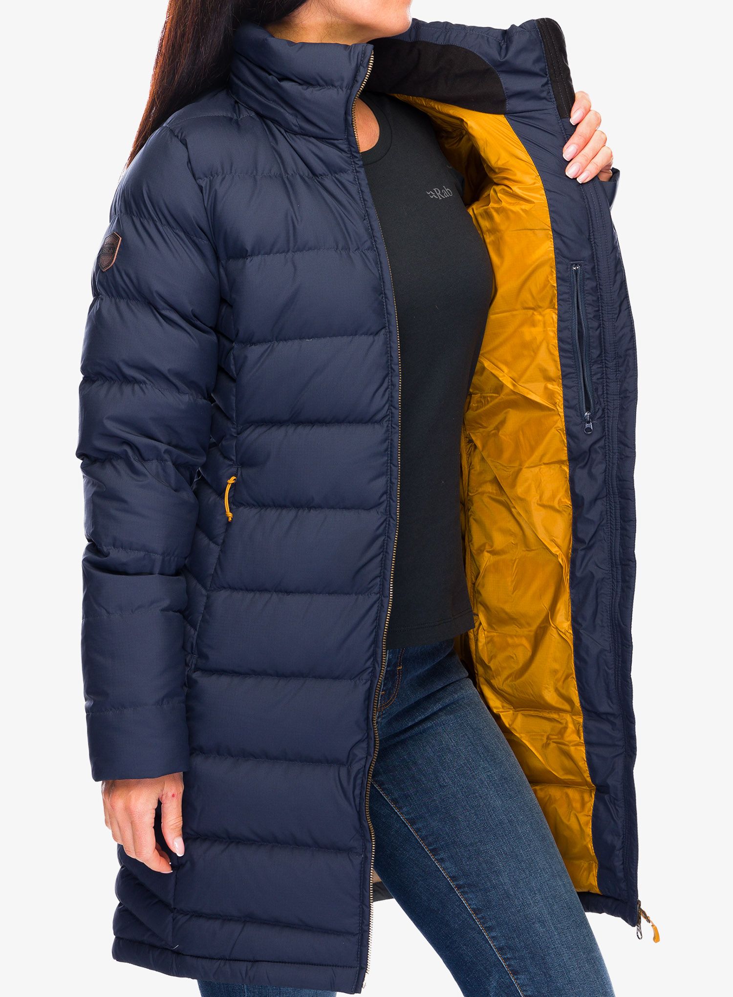 Mantel Damen Rab Deep Cover Parka - deep denim