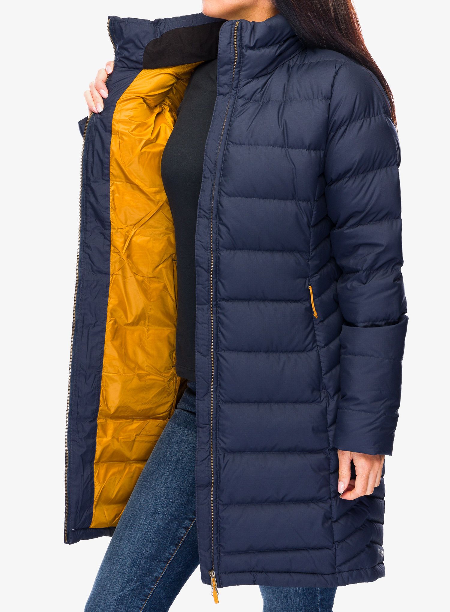 Mantel Damen Rab Deep Cover Parka - deep denim