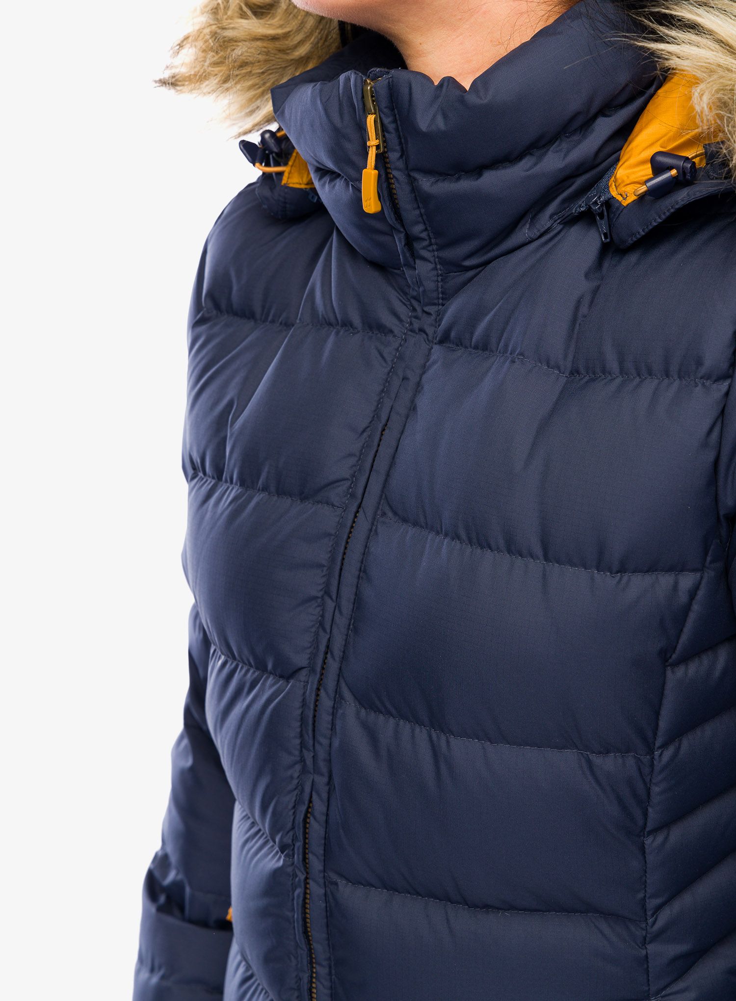 Mantel Damen Rab Deep Cover Parka - deep denim