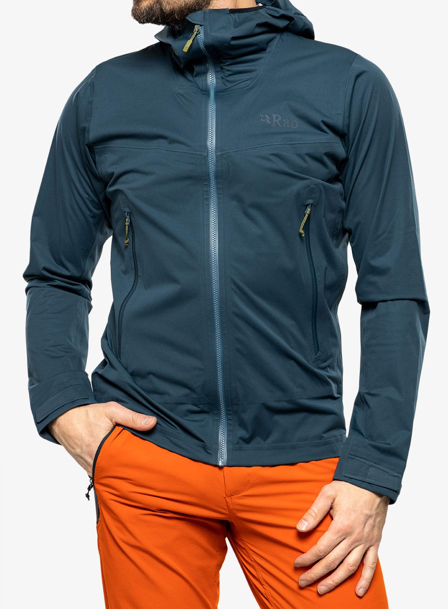 Regenjacke Rab Kinetic 2.0 Jacket - blue night
