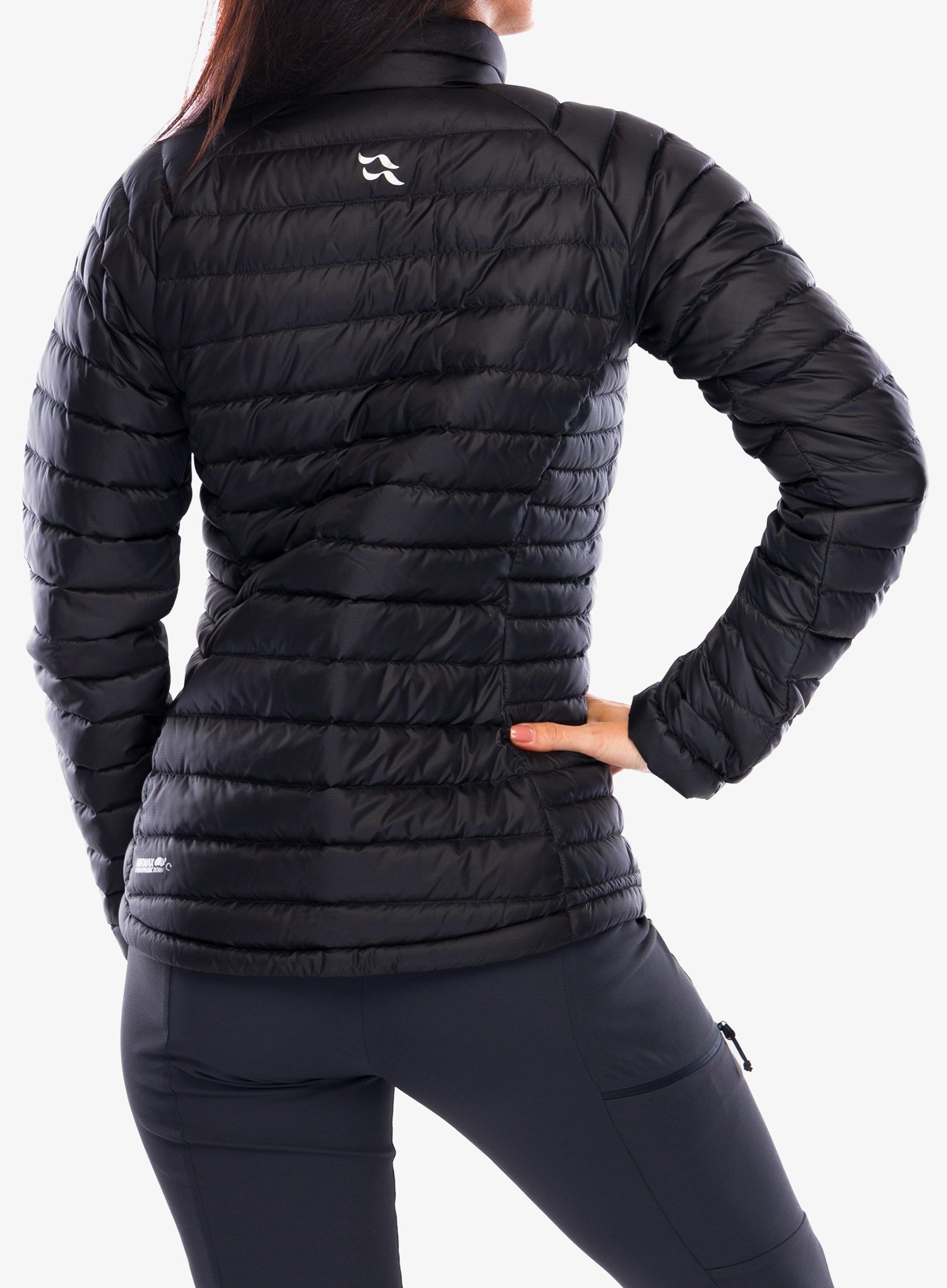 Daunenjacke Damen Rab Microlight Jacket - black