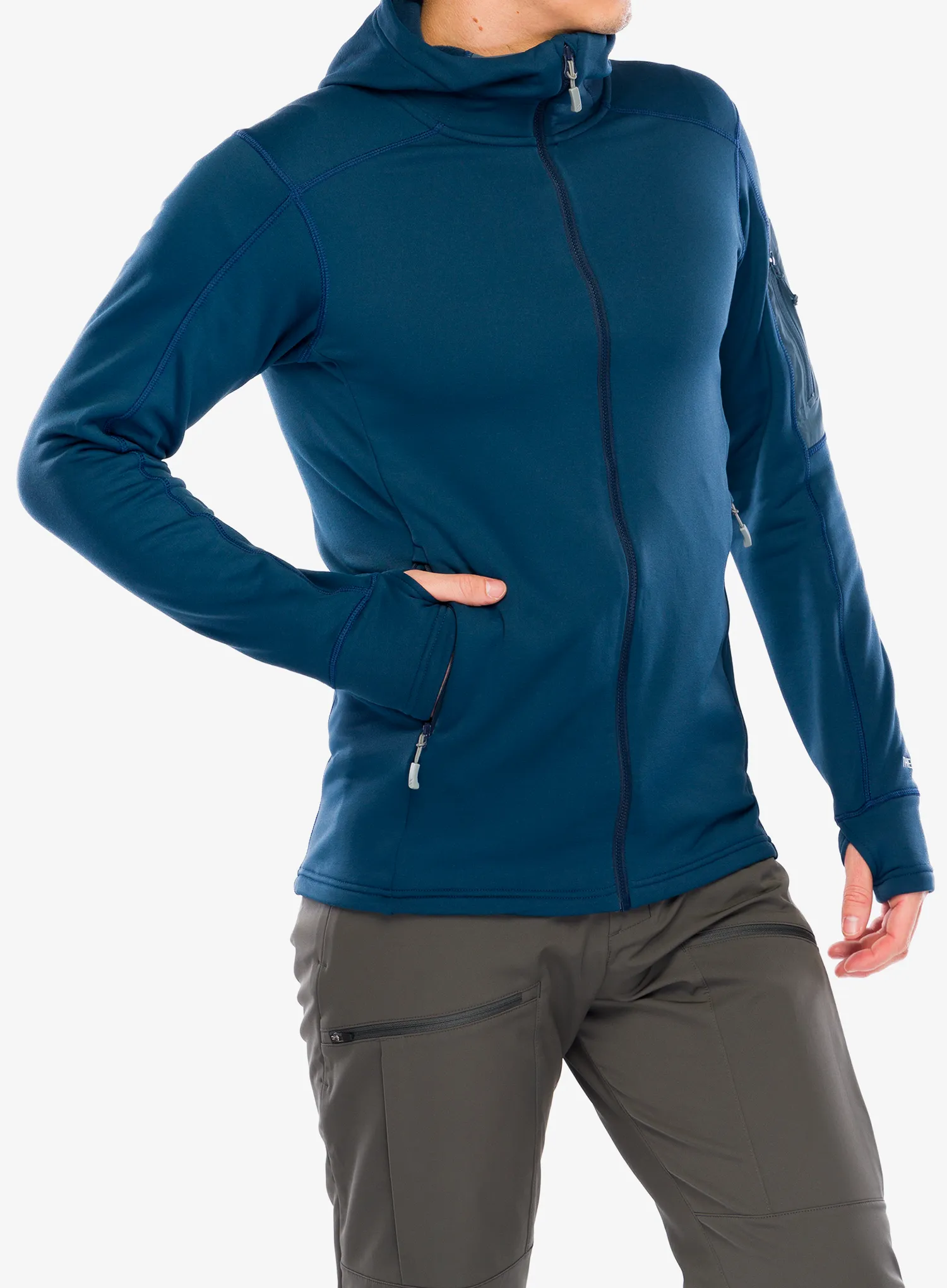 Fleecepullover Rab Modulus Hoody - tempest blue