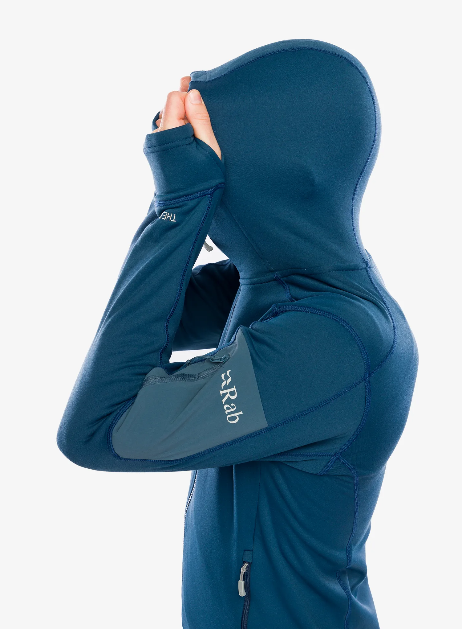 Fleecepullover Rab Modulus Hoody - tempest blue