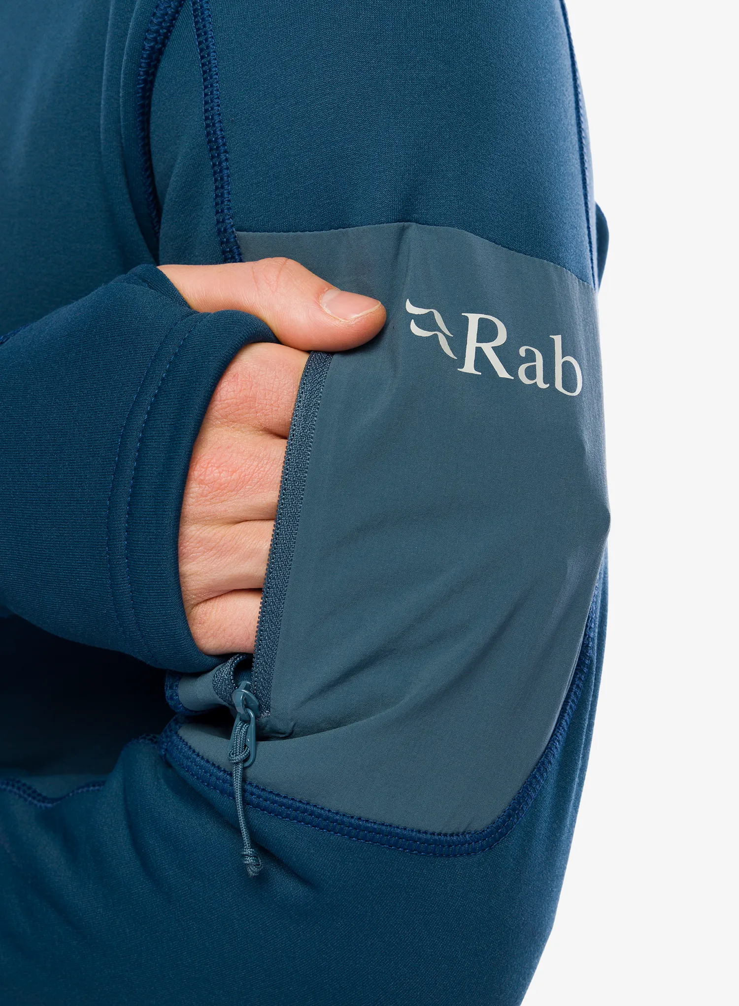 Fleecepullover Rab Modulus Hoody - tempest blue