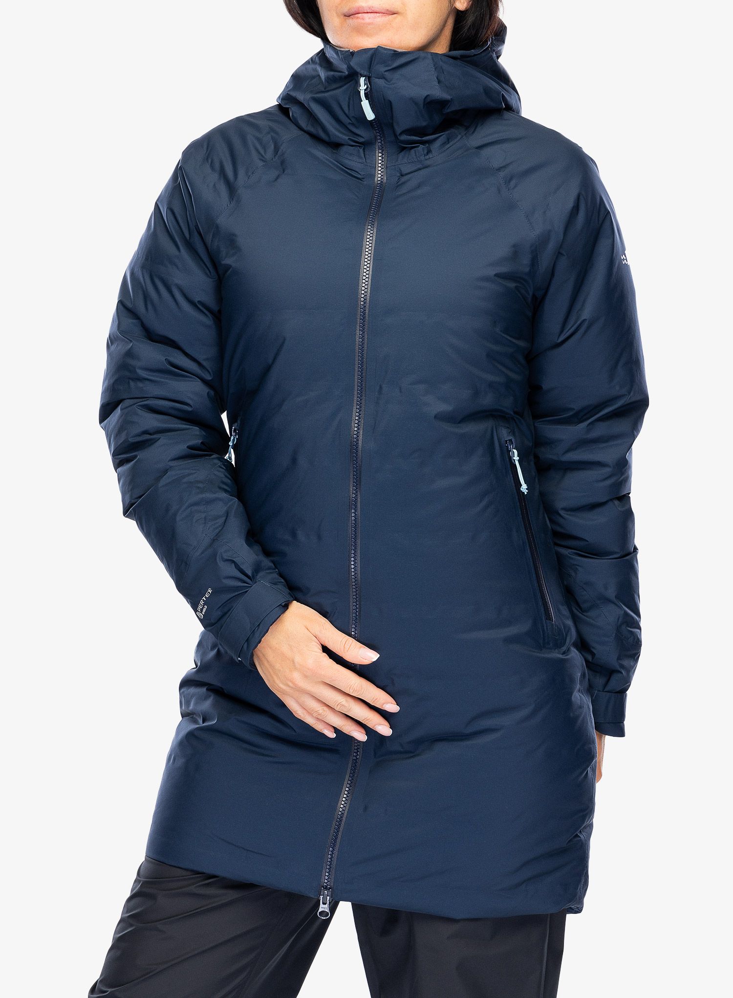 Daunenmantel Damen Rab Valiance Parka - deep ink
