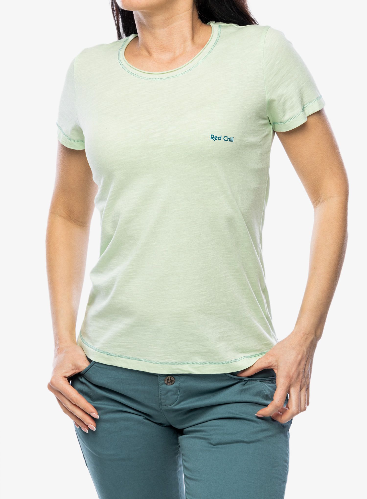 Bedruckte T-Shirt Damen Red Chilli Wo Satori T-Shirt III - pastel green