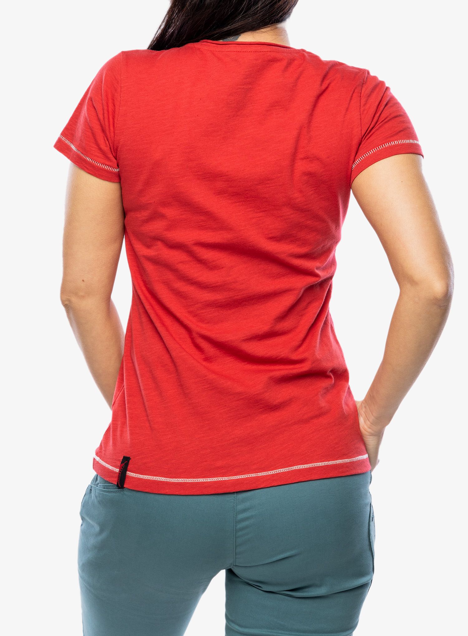Klettershirt Damen Red Chilli Wo Satori T-Shirt III - sumac