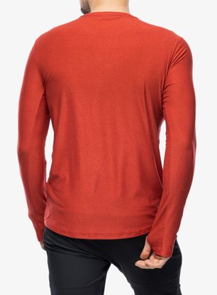 Longsleeve Royal Robbins Amp Lite Crew L/S - brick red htr