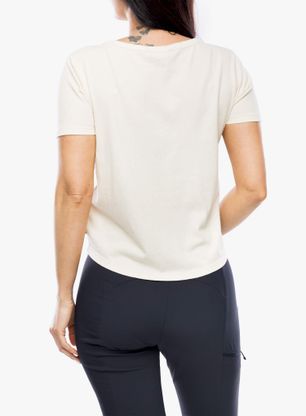 T-Shirt Baumwolle Damen Royal Robbins Basecamp Boxy Tee - undyed