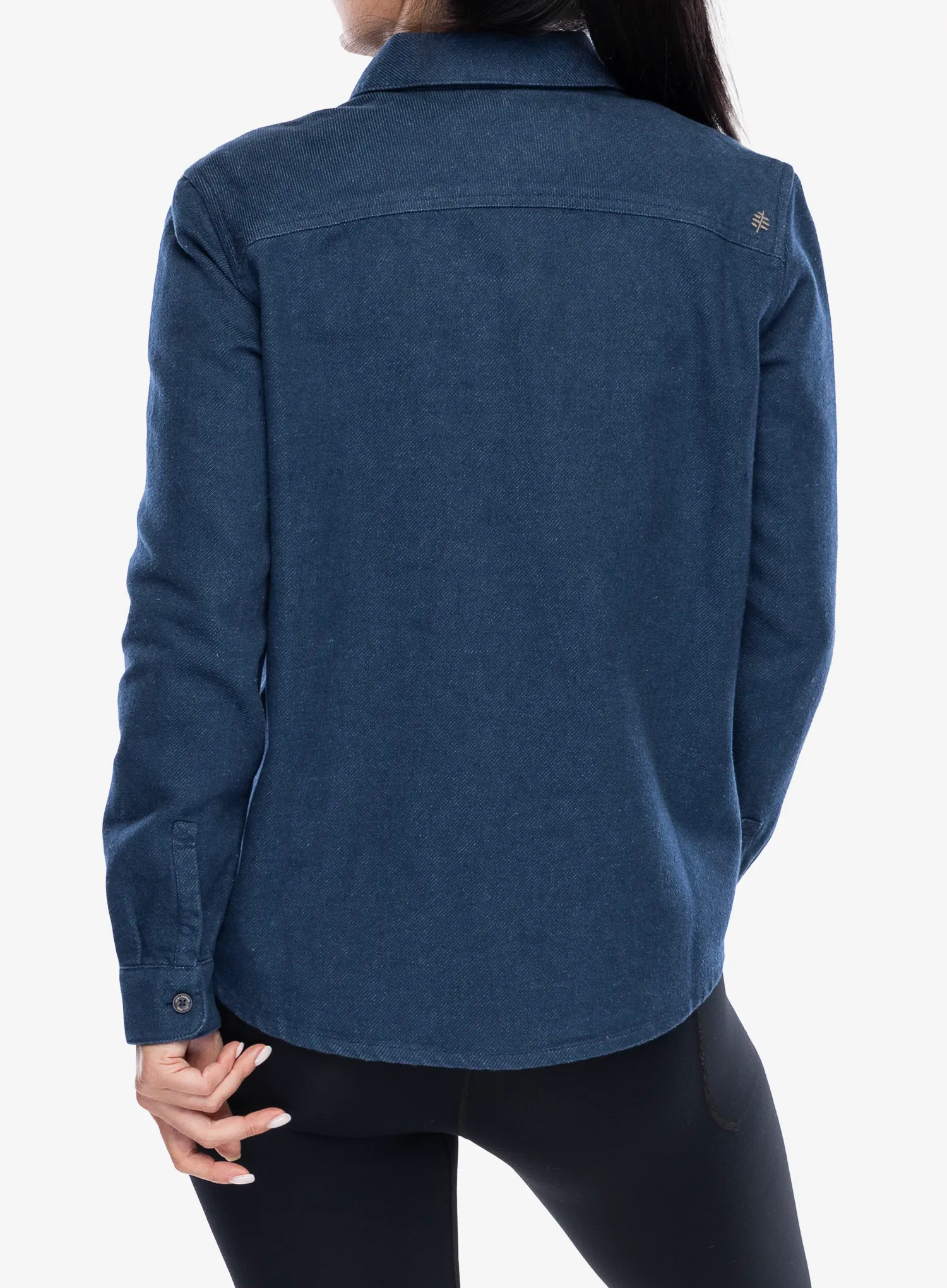 Outdoorhemd Damen Royal Robbins Clouds Rest Hemp LS - deep blue htr