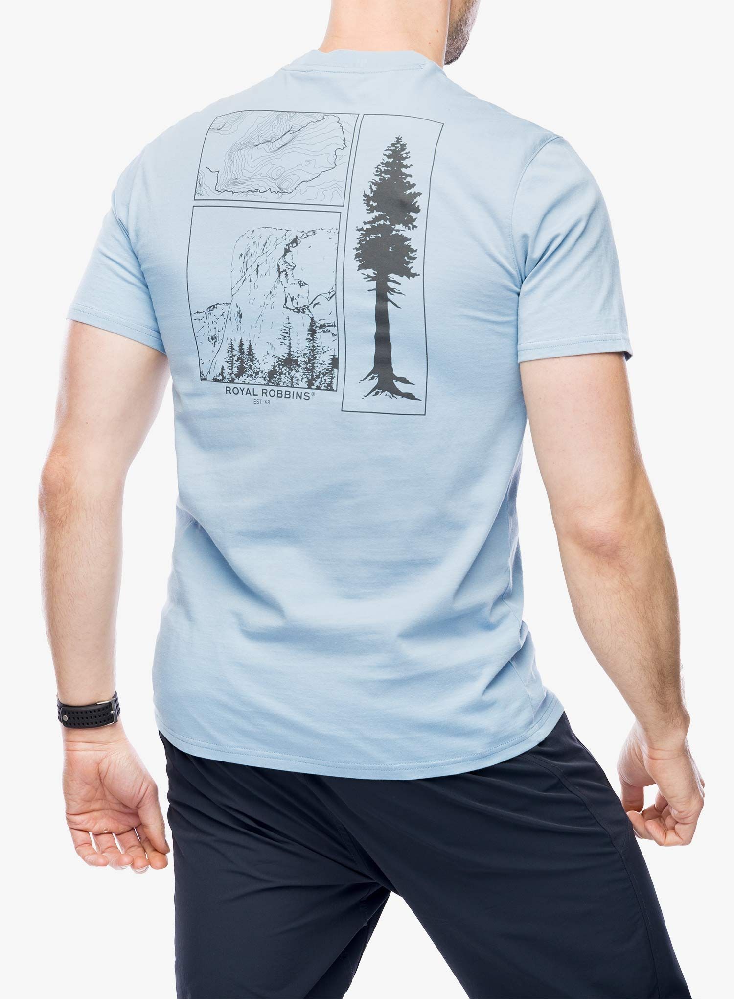 Baumwolle T-Shirt Royal Robbins RR Graphic S/S - mtn spring