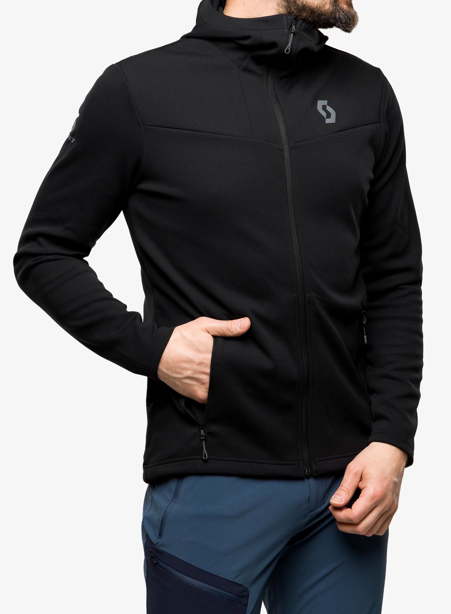 Trekking-Pullover SCOTT Hoody Defined Mid - black