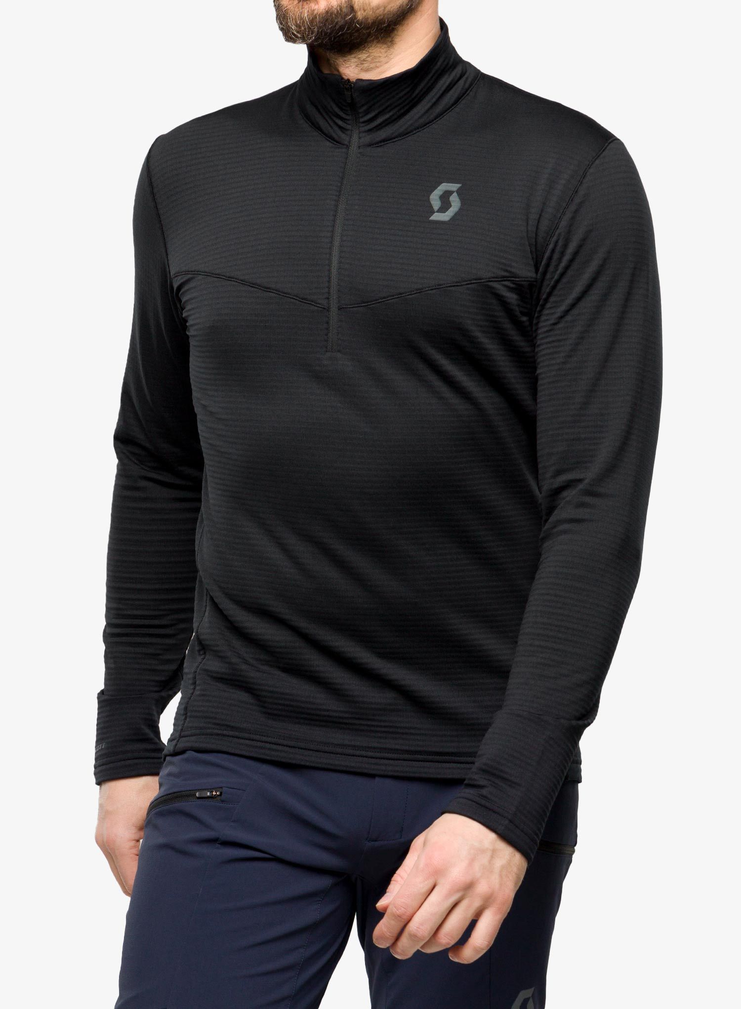 Pullover SCOTT Pullover Defined Light - black