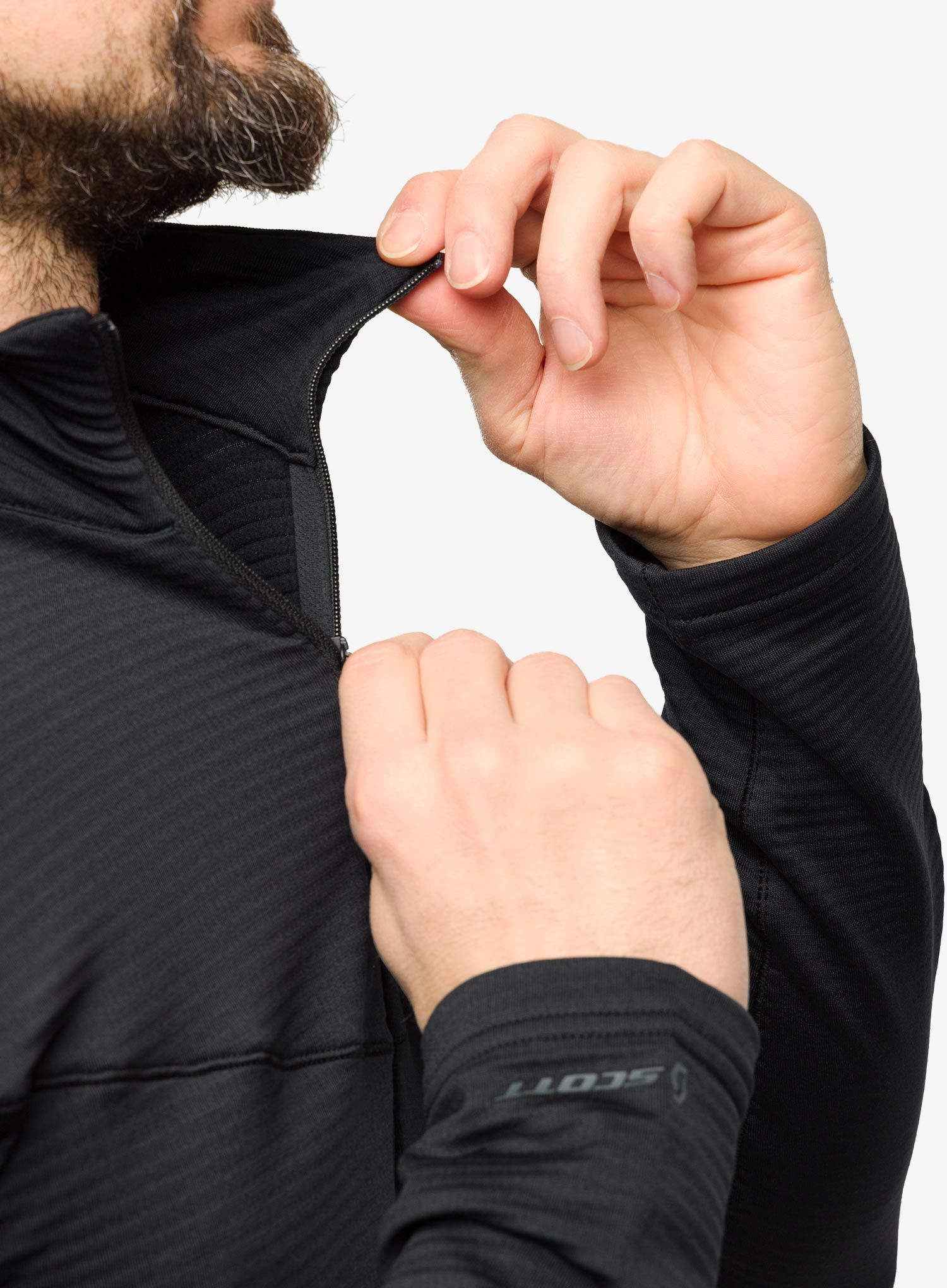 Pullover SCOTT Pullover Defined Light - black