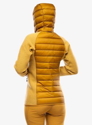Hybridjacke Damen Salewa Fanes Sarner/RDS Down Hybrid Jacket - golden brown