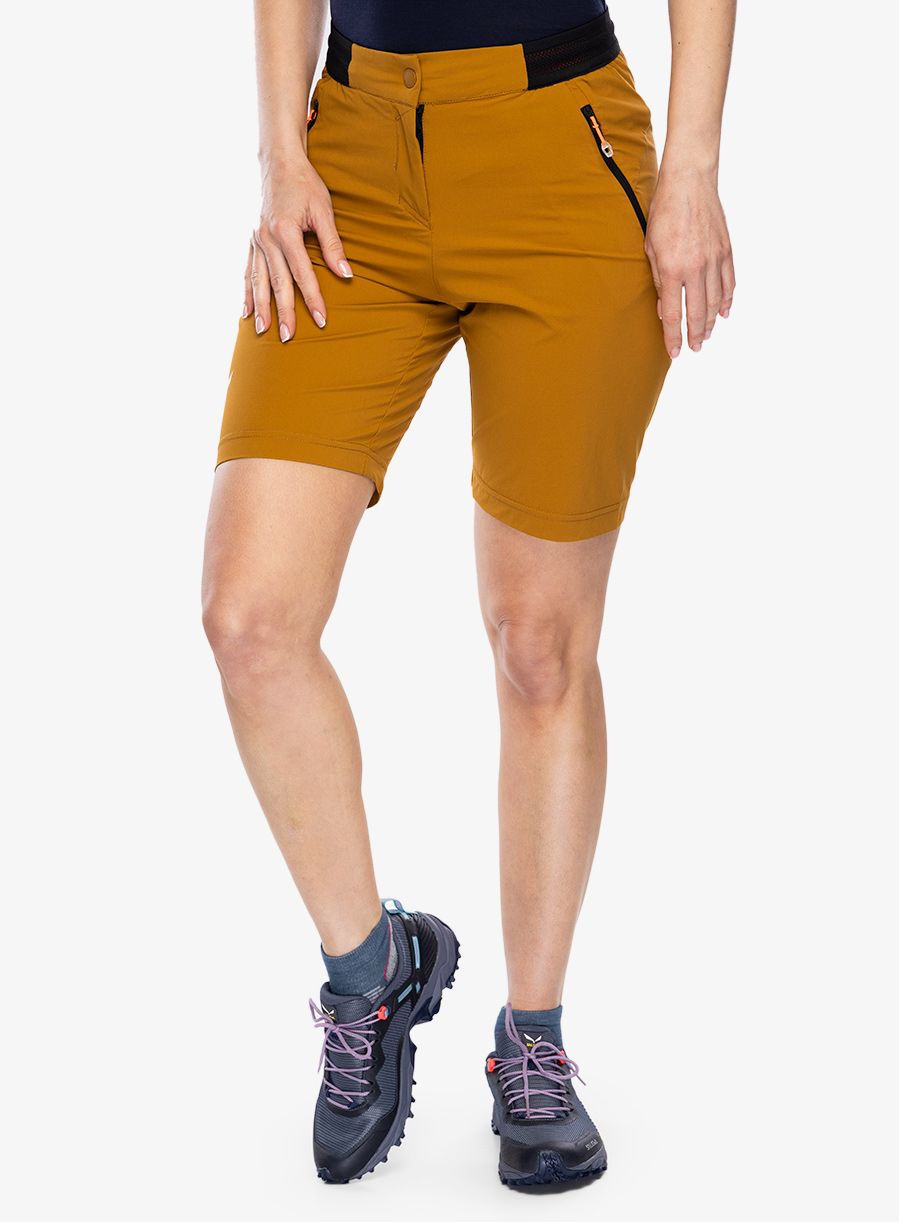 Outdoorshorts Damen Salewa Pedroc DST Shorts - golden brown