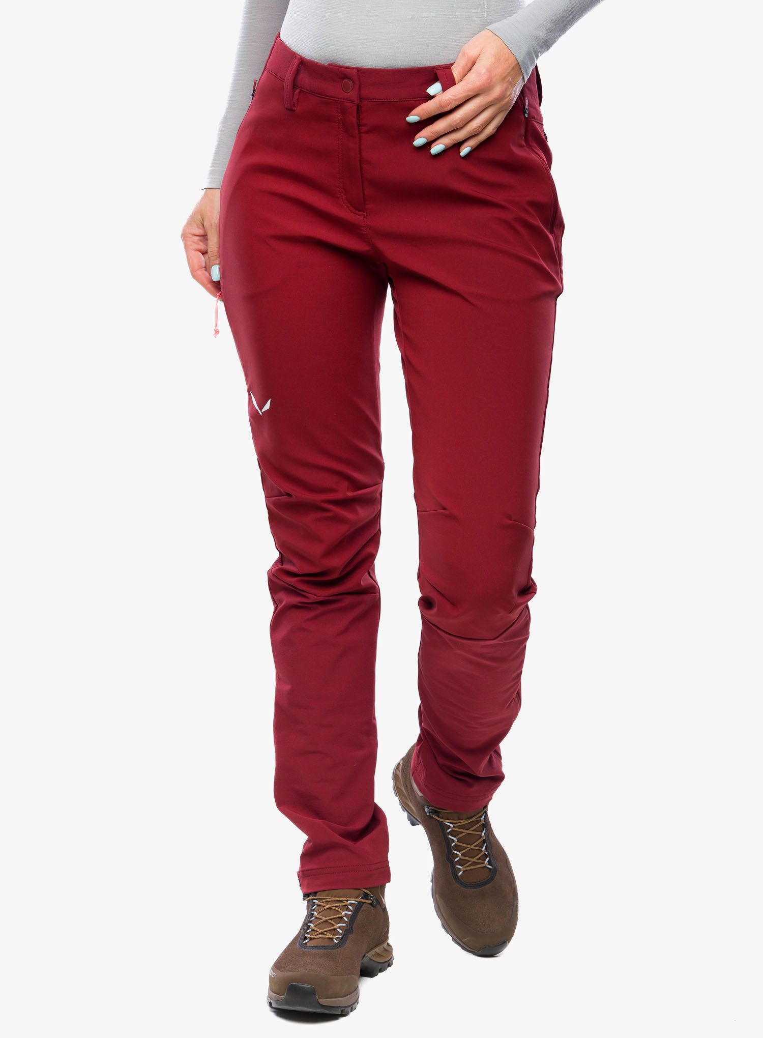 Hose Damen Salewa Puez Orval 2 DST Pant - syrah